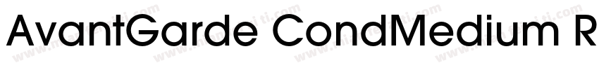 AvantGarde CondMedium Regular字体转换